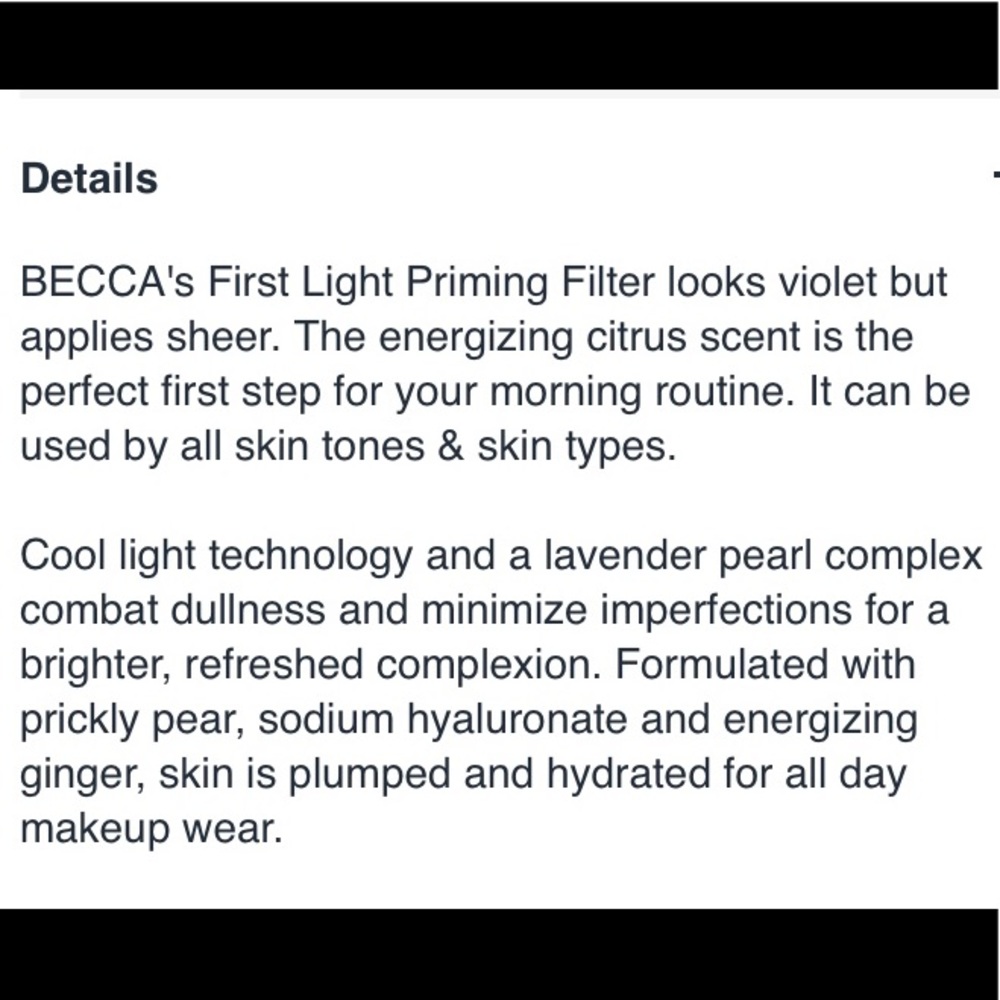 BECCA First Light Priming Filter - Picture 10 of 10